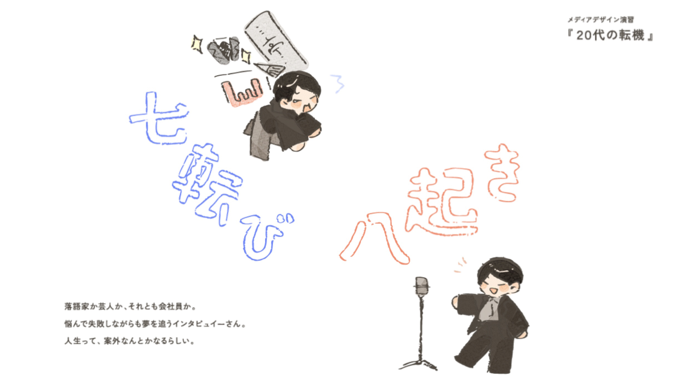 七転び　八起き