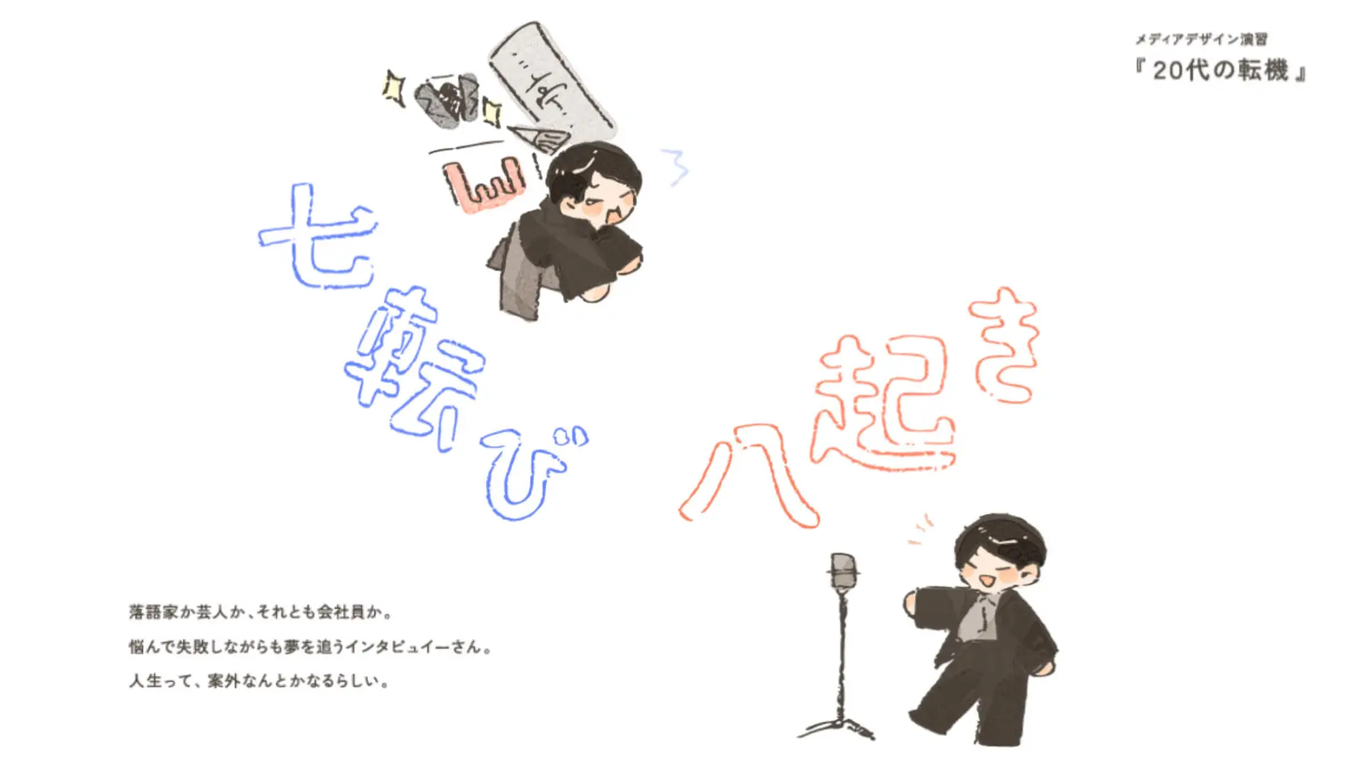 七転び　八起き